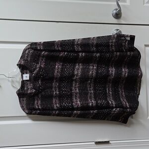 Cabi Patterened Print Long Sleeve Blouse